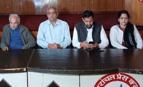 Uttarakhanchal Press Club | विजय वात्सल्य हत्या के मामले की एसआईटी या स्वतंत्र एजेंसी से कराई जाए जांच : डॉ. त्रिपाठी