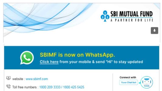 SBI Mutual Fund Long Term Returens